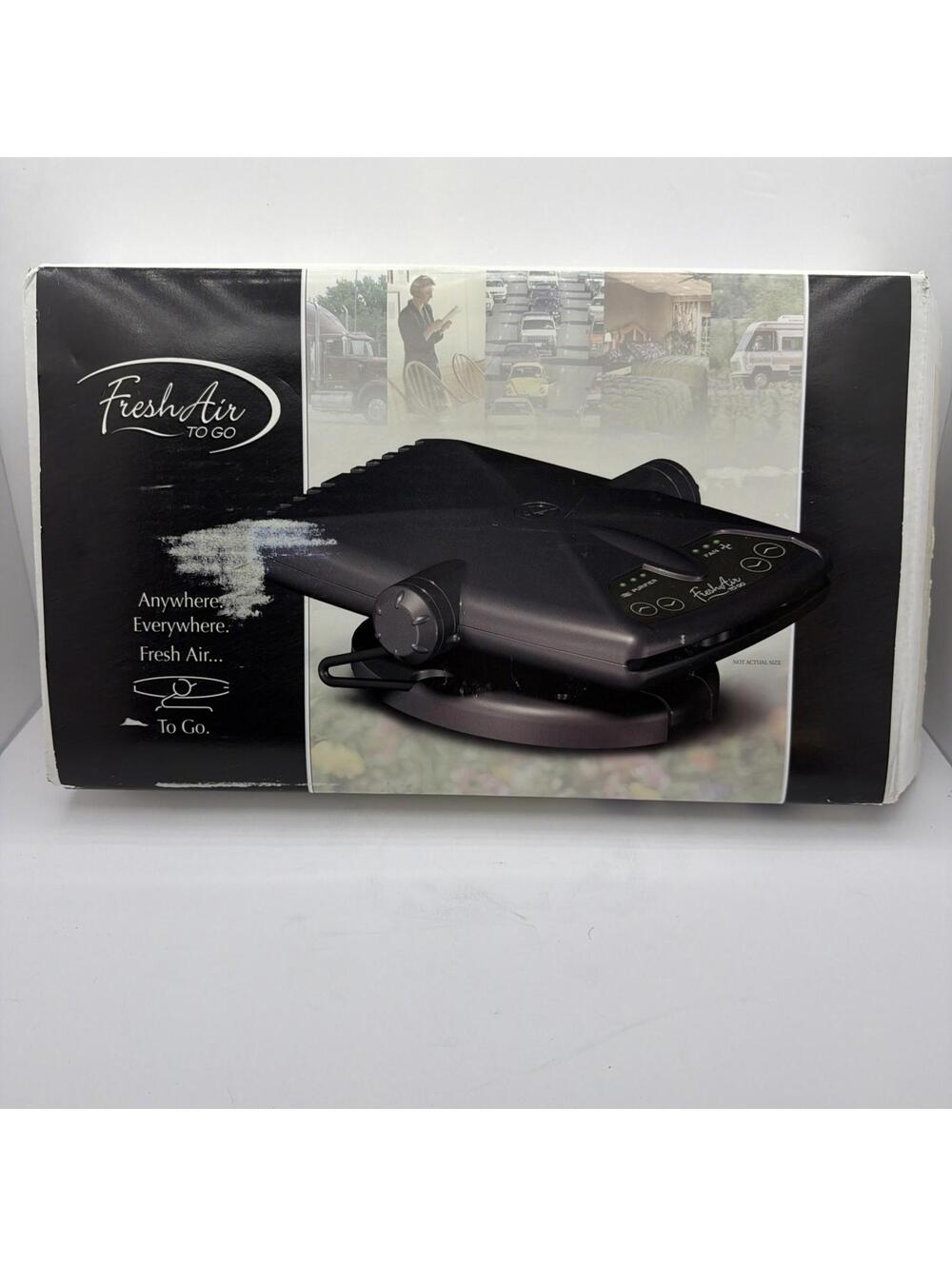 Fresh Air To Go EcoQuest Small Mobile Travel Car Room Air Purifier New! Sealed